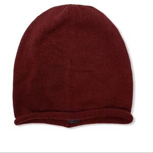 14th & Union Knit Beanie Burgundy Red New